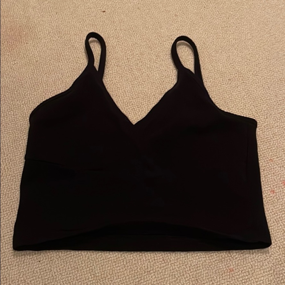 Black tank top